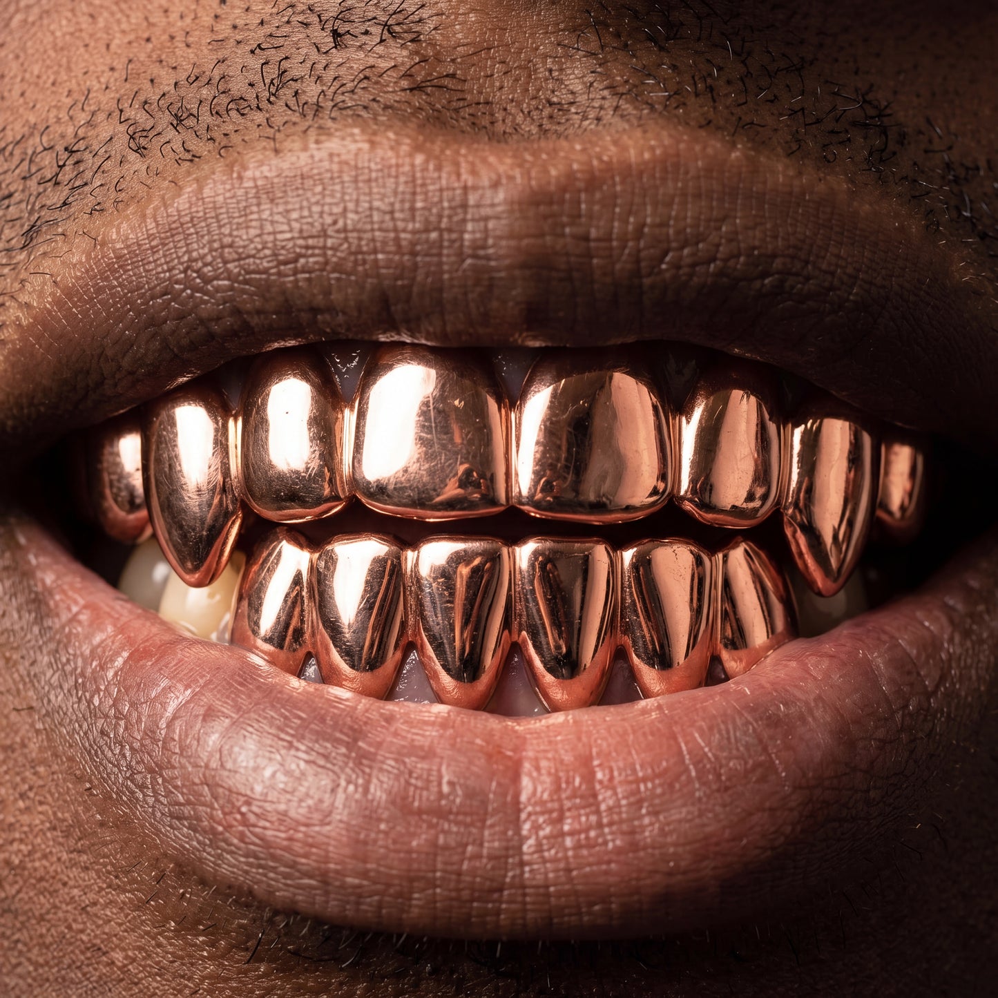 Solid 18k Gold Plated Grillz - Different Drips