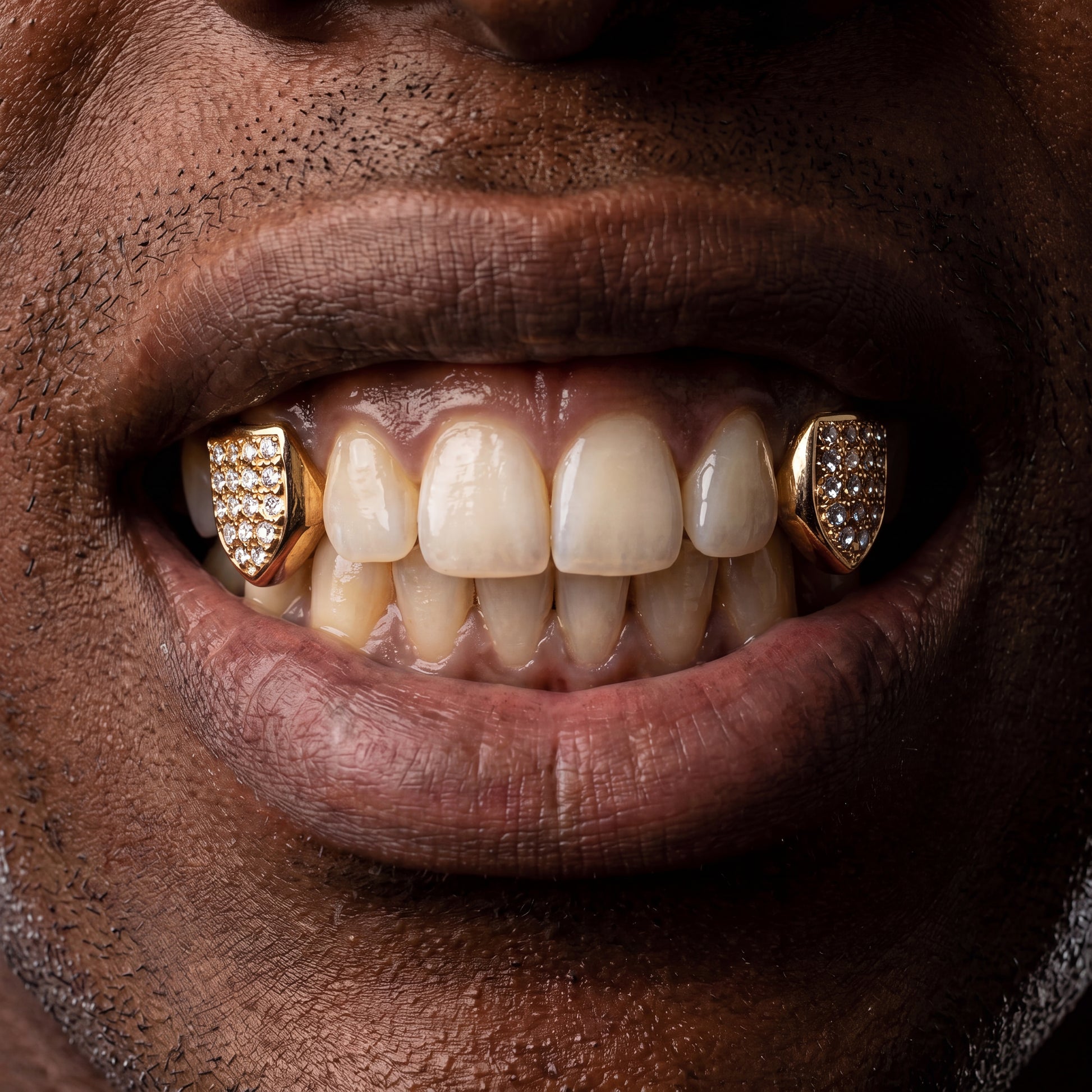 Iced Out Single Tooth Grillz - Different Drips