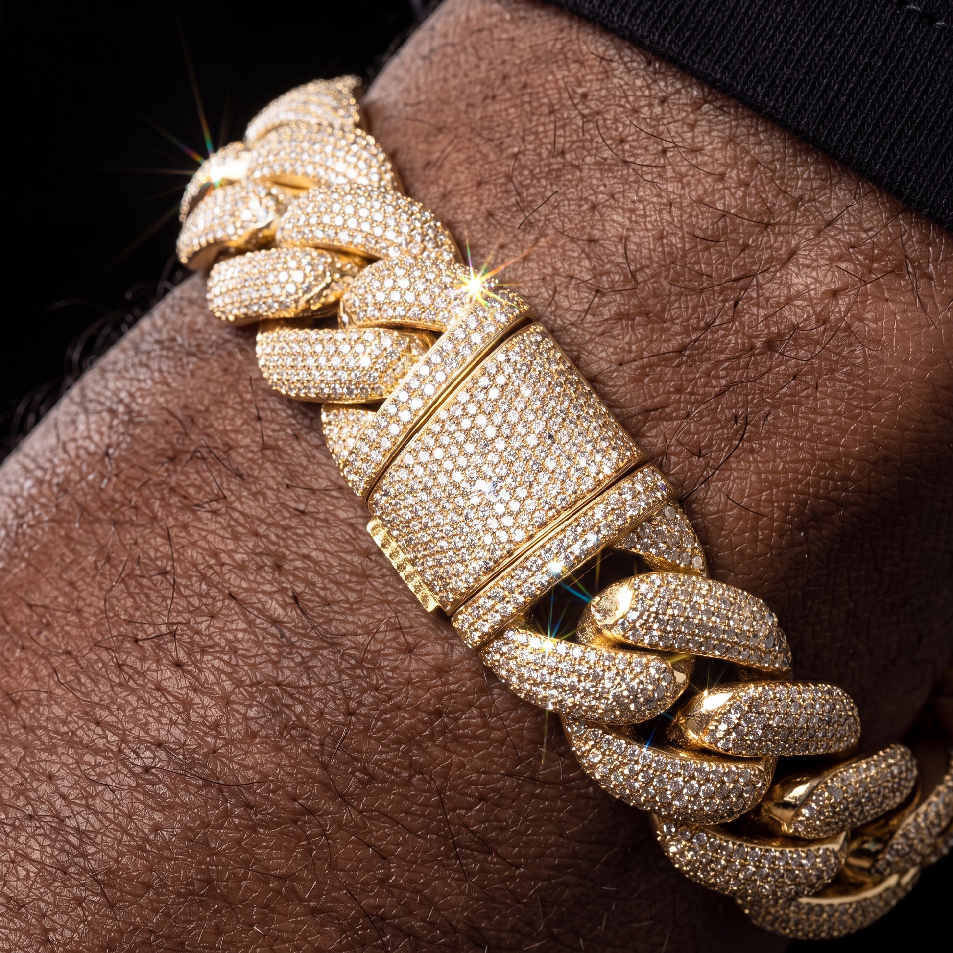 20mm Miami Curb Link Cuban Bracelet - Different Drips