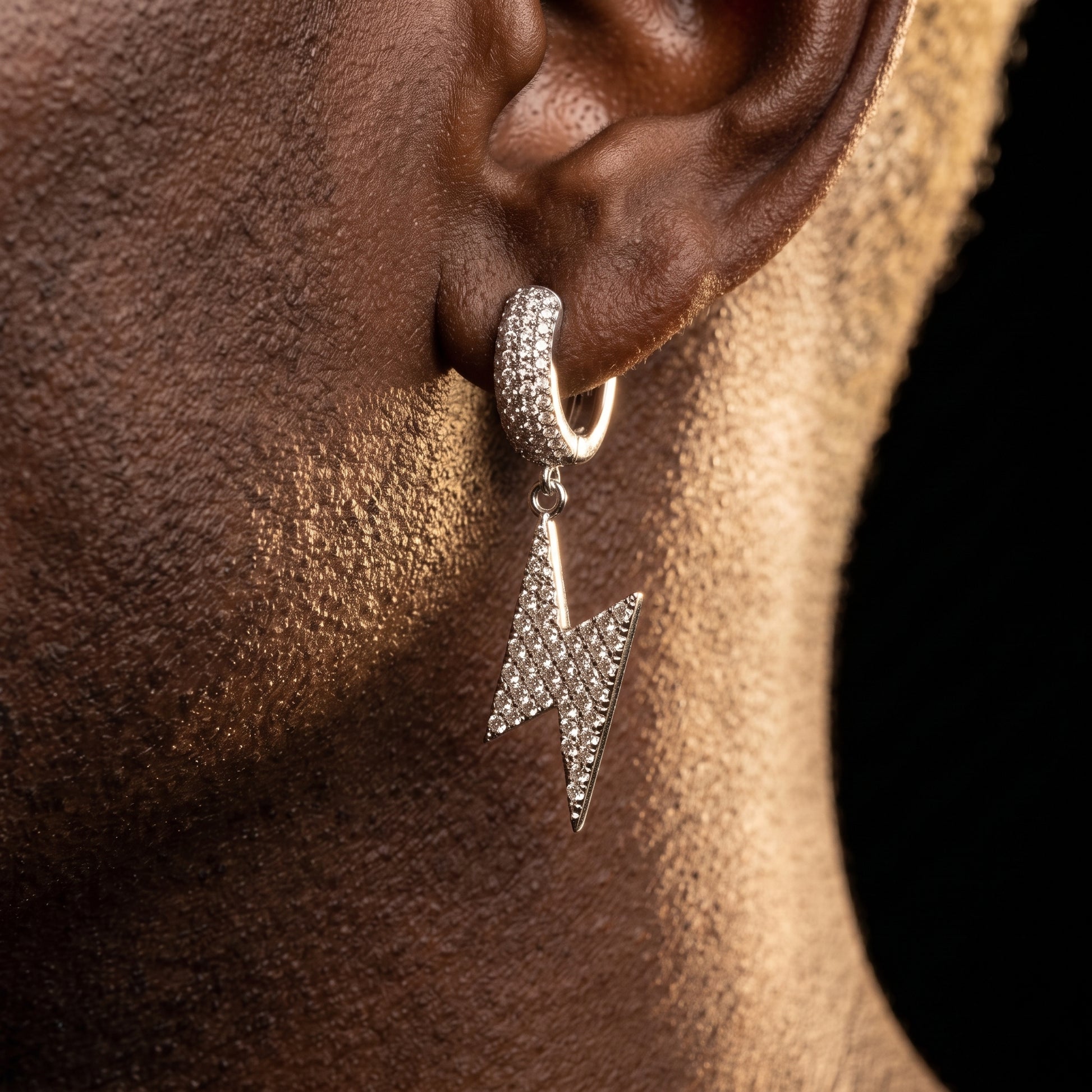 Diamond Lightning Drop Earrings - Different Drips
