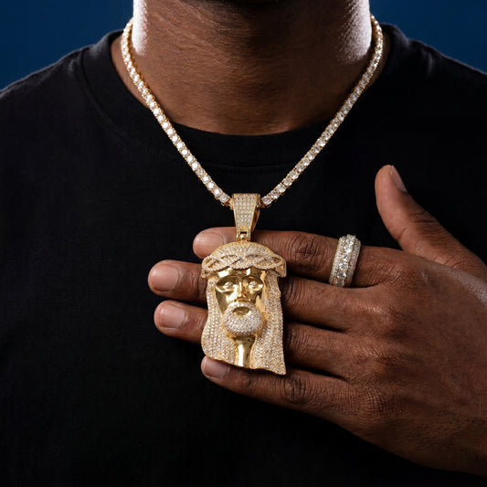 Iced Jesus Pendant