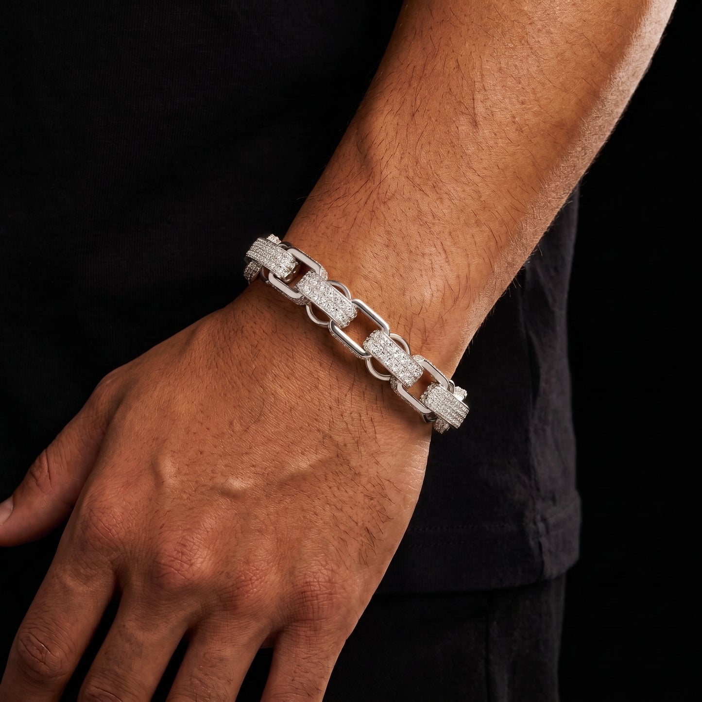 14mm Ring Link Box Bracelet - Different Drips