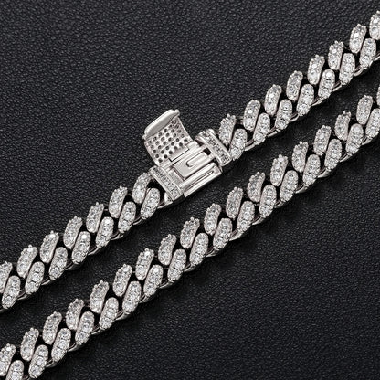 6mm Iced Out Cuban Chain - Different Drips