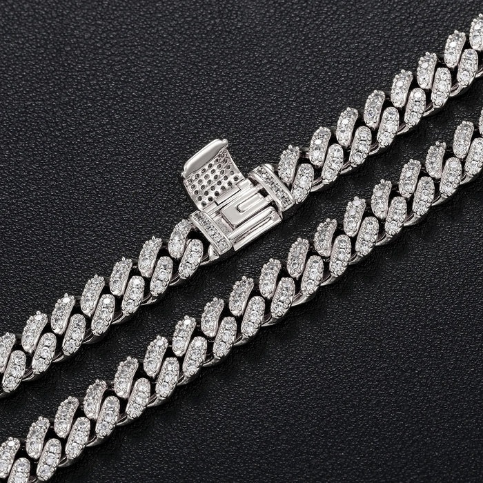 6mm Iced Out Cuban Chain - Different Drips