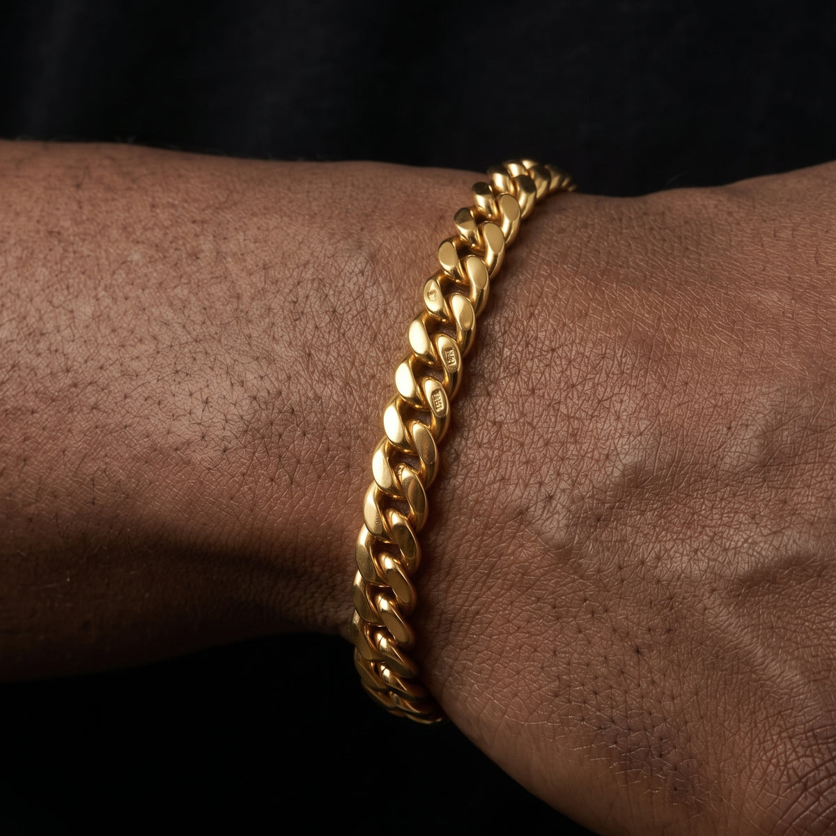 4mm Miami Cuban Link Bracelet - Different Drips