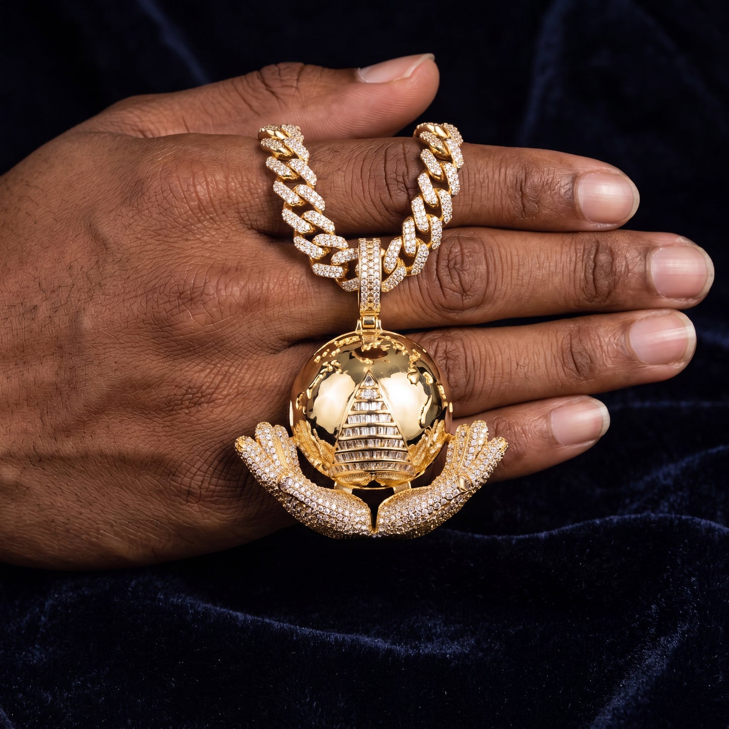 The World Is Yours Pendant - Different Drips