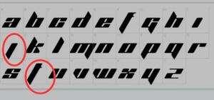 Slanted Custom Letter Pendant - Different Drips