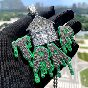 Glow In The Dark Trap House Pendant - Different Drips