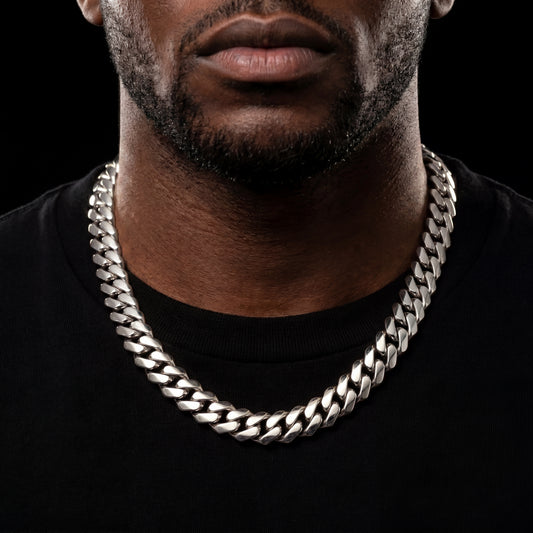 18mm Solid Prong Cuban Link Chain - Different Drips
