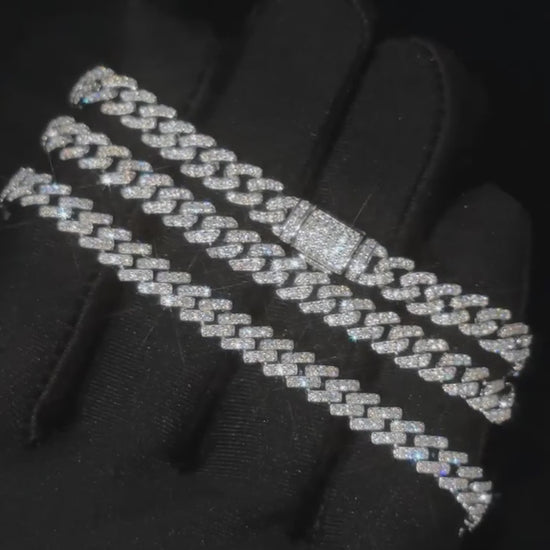 6mm Iced Out Cuban Chain - Different Drips