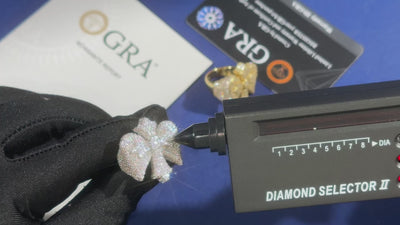 Winged Cross Moissanite Pave Ring - Different Drips