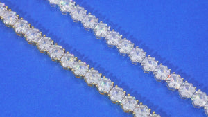 S925 Hexagon Moissanite Tennis Bracelet - Different Drips