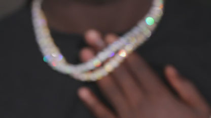 8mm S925 Moissanite Star Link Tennis Chain - Different Drips