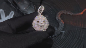 Moissanite Iced Lion Head Pendant - Different Drips