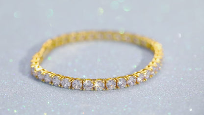3-5mm S925 Moissanite Tennis Bracelet - Different Drips