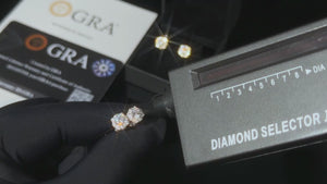 S925 Iced Flower-Shaped Moissanite Stud Earrings - Different Drips