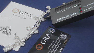 Iced Out Baguette Moissanite Cross Bracelet - Different Drips