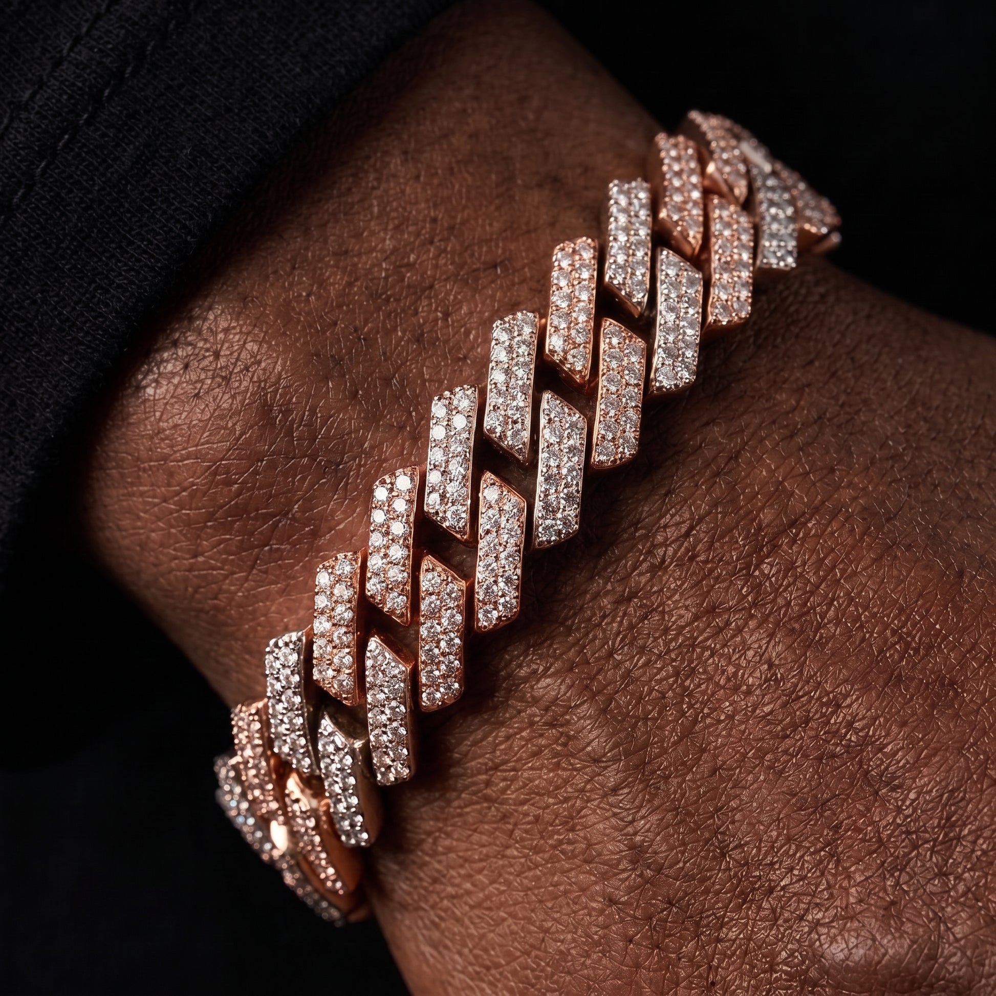 14mm Prong Cuban Link Bracelet - Different Drips