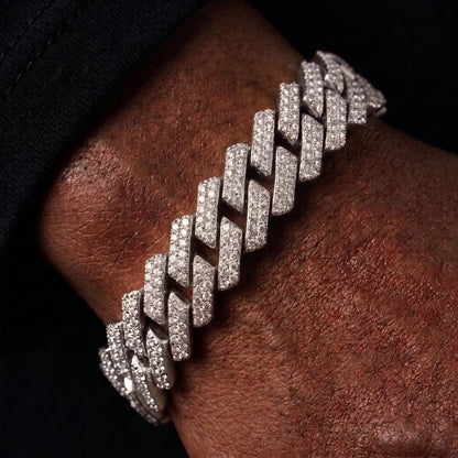 14mm Prong Cuban Link Bracelet - Different Drips