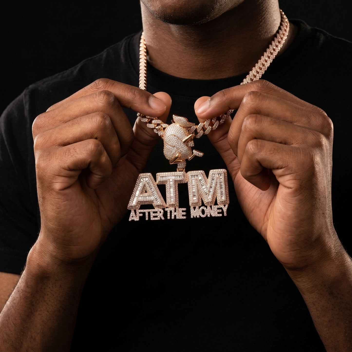 Iced ATM After The Money Pendant - Different Drips