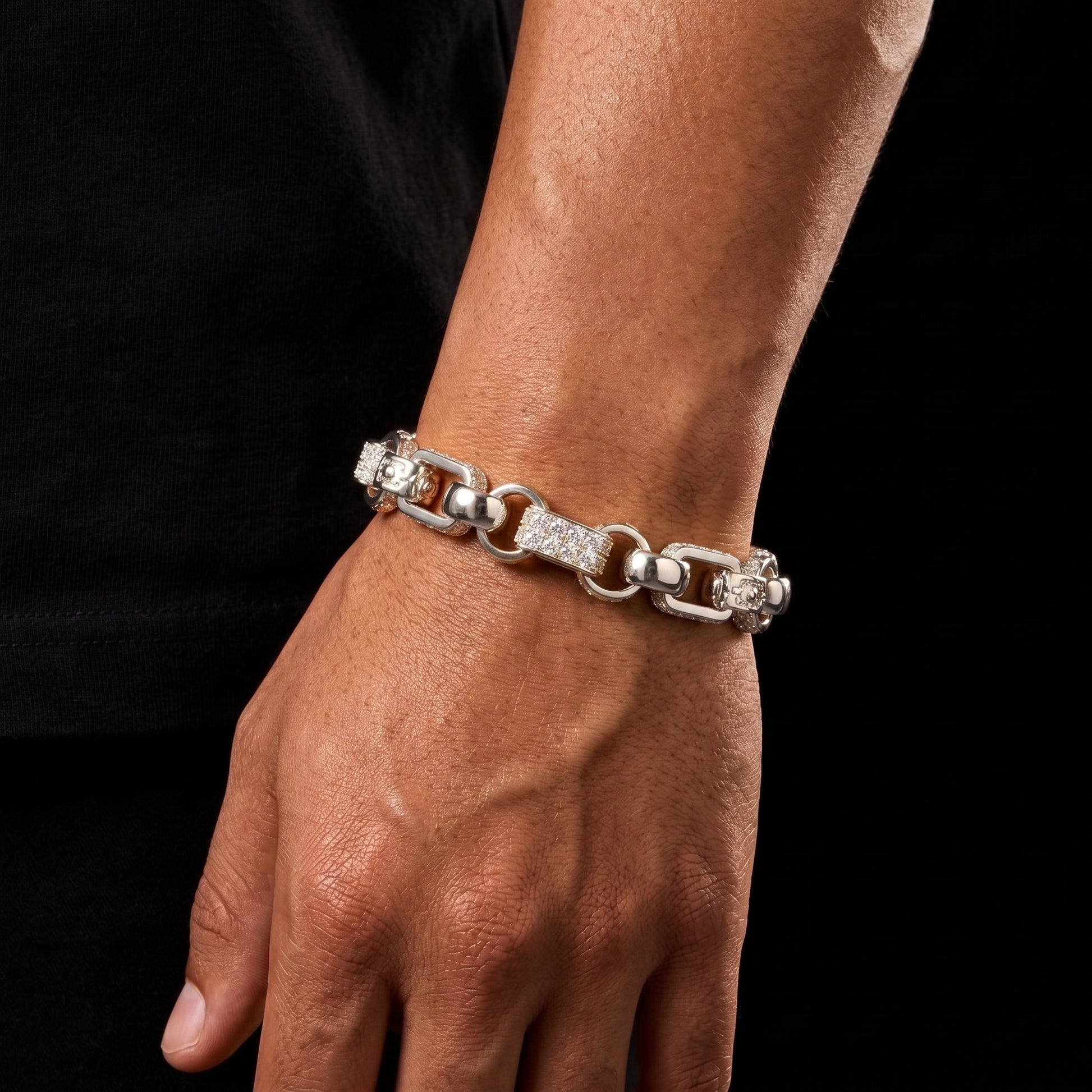 14mm Ring Link Box Bracelet - Different Drips