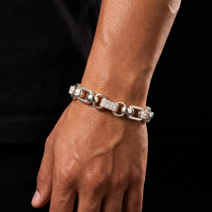 14mm Ring Link Box Bracelet - Different Drips
