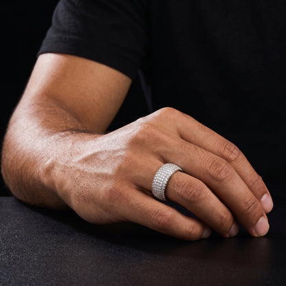 5 Layer Band Ring - Different Drips