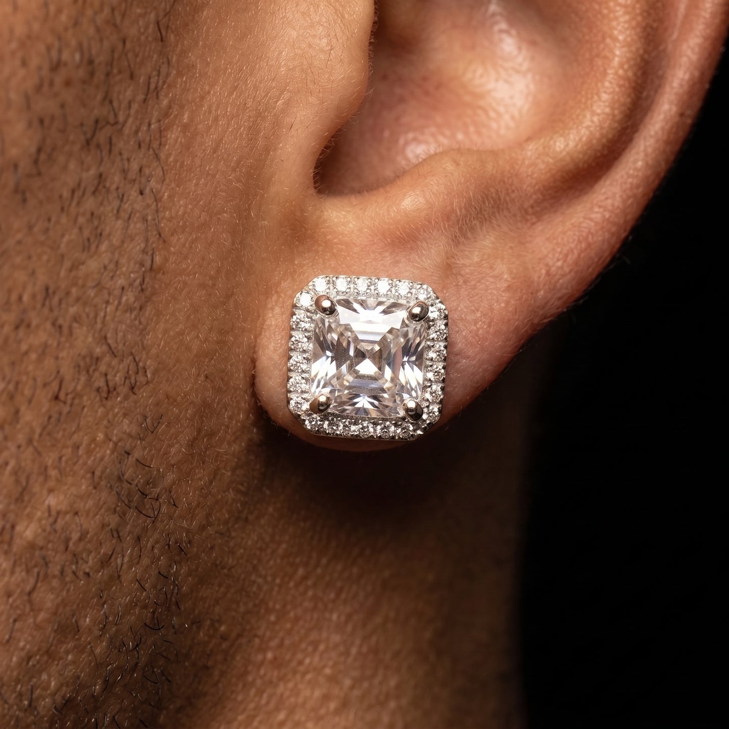S925 Moissanite Micro Clustered Earrings - Different Drips