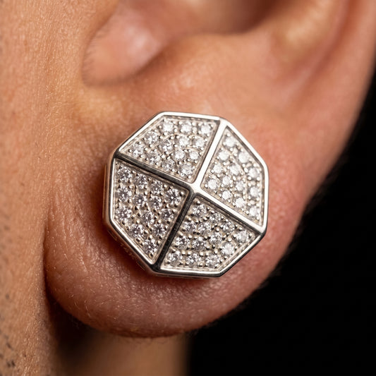10mm Round Cut Umbrella Earrings - Different Drips