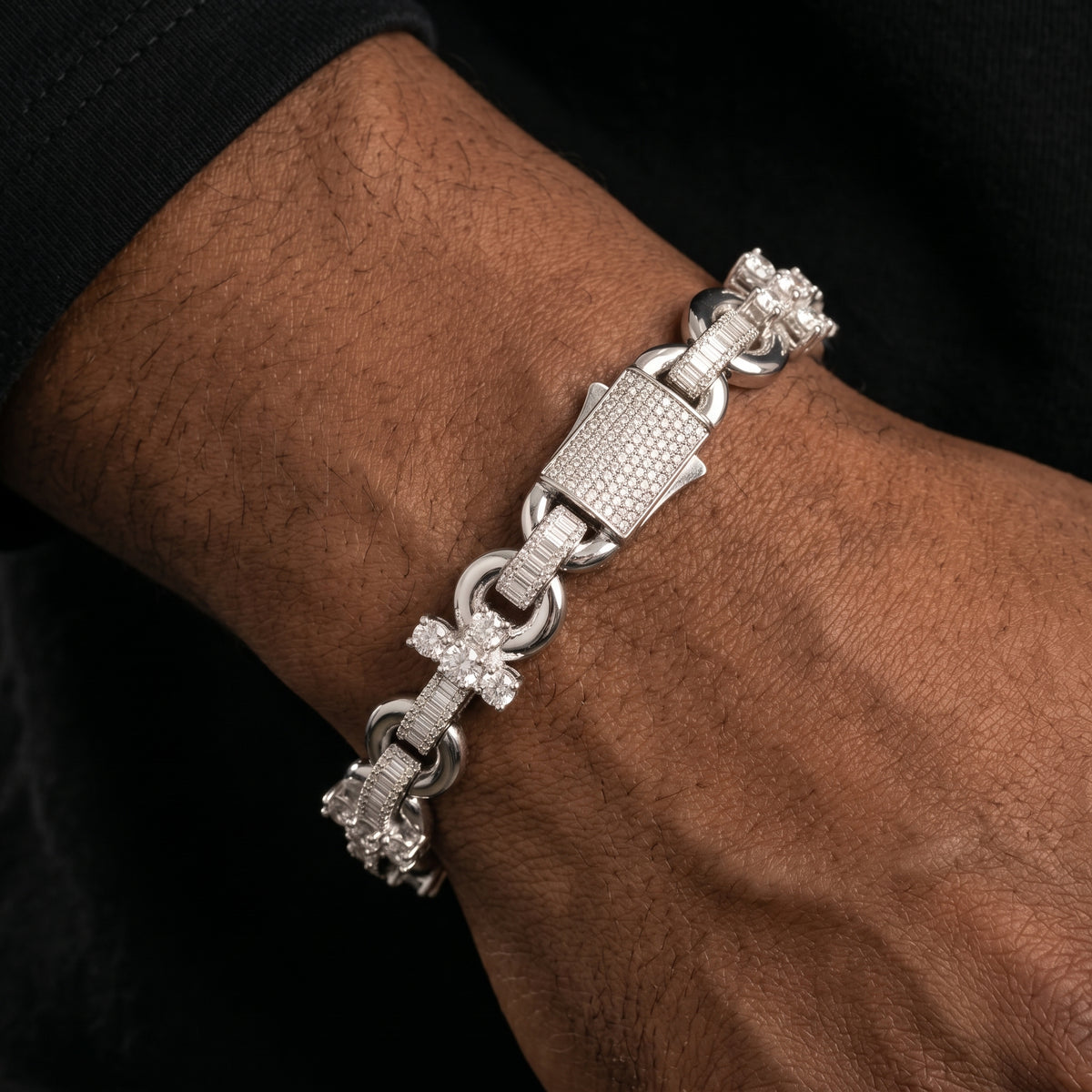 Iced Infinity Figure 8 Cross Link Chain - Different Drips