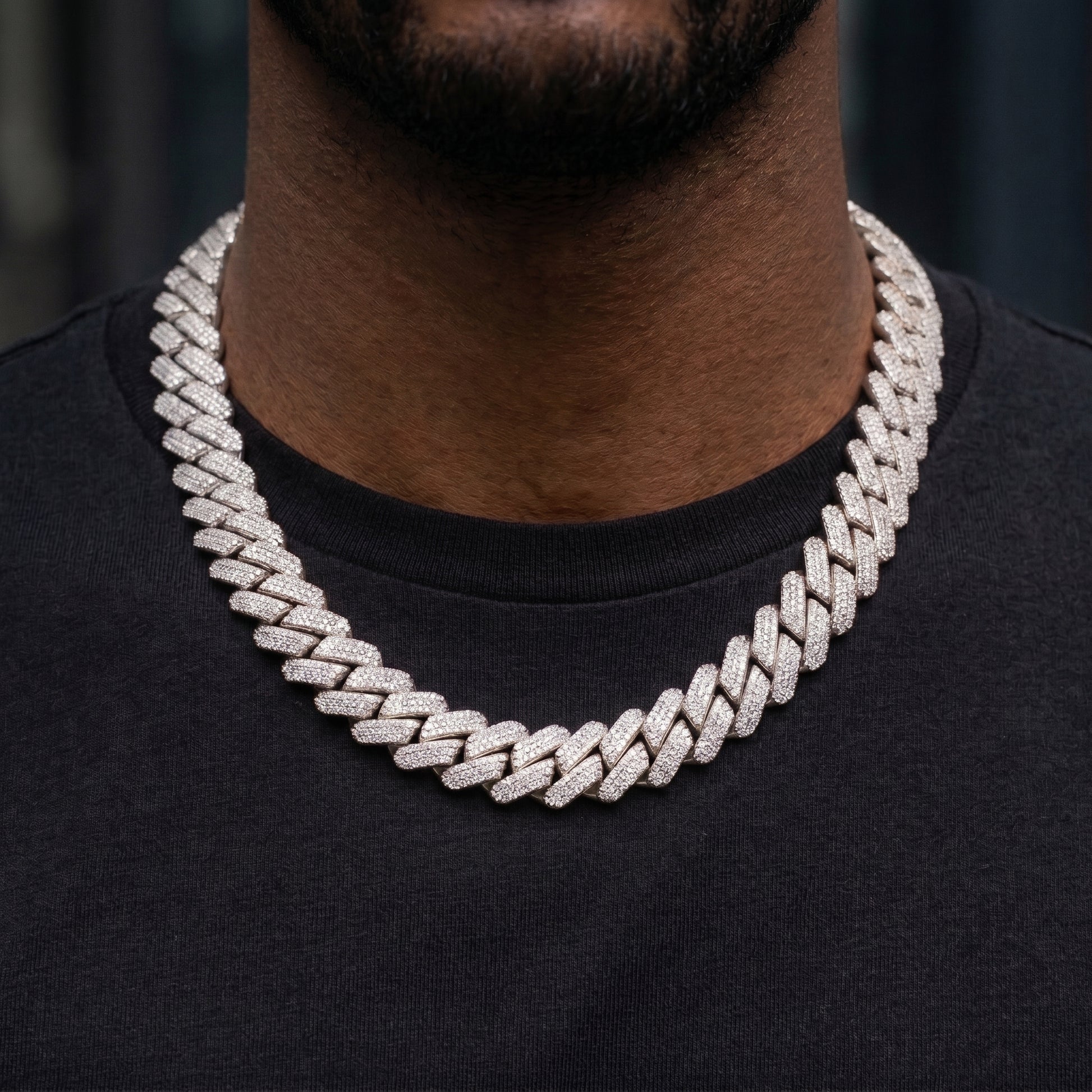 20mm Prong Cuban Chain - Different Drips