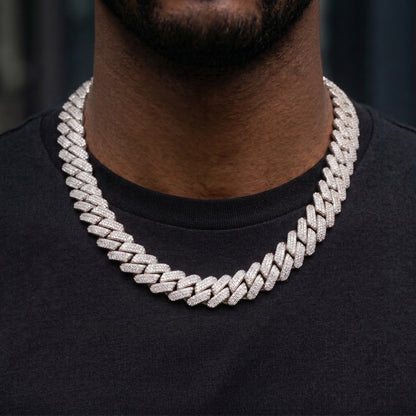 20mm Prong Cuban Chain - Different Drips