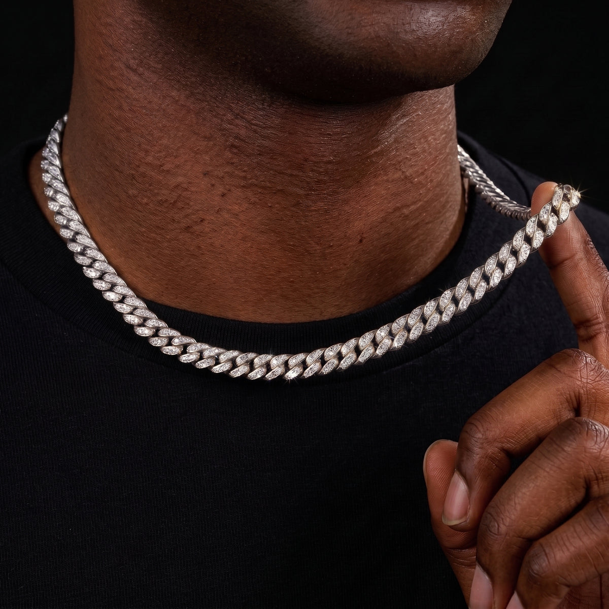 8mm Miami Cuban Link Chain - Different Drips