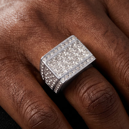 Square Invisible-Set Cluster Ring – view 2