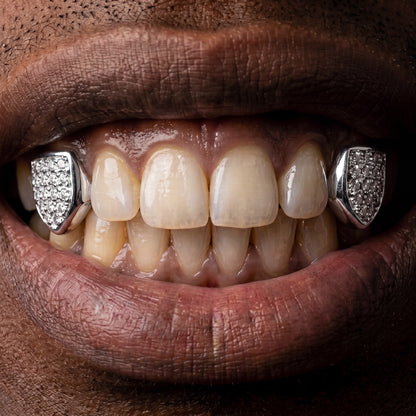 Iced Out Single Tooth Grillz - Different Drips