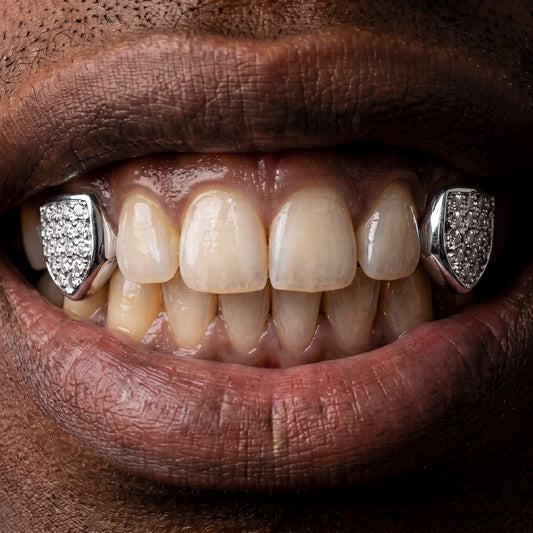 Iced Out Single Tooth Grillz - Different Drips