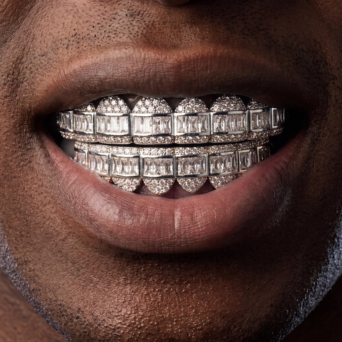 Square Cut Baguette Grillz - Different Drips