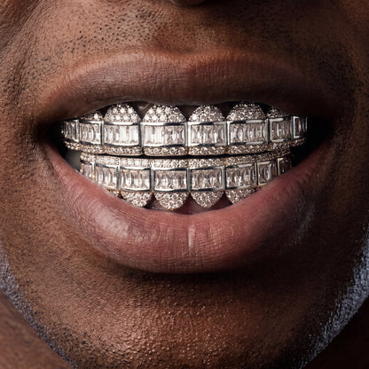 Square Cut Baguette Grillz - Different Drips