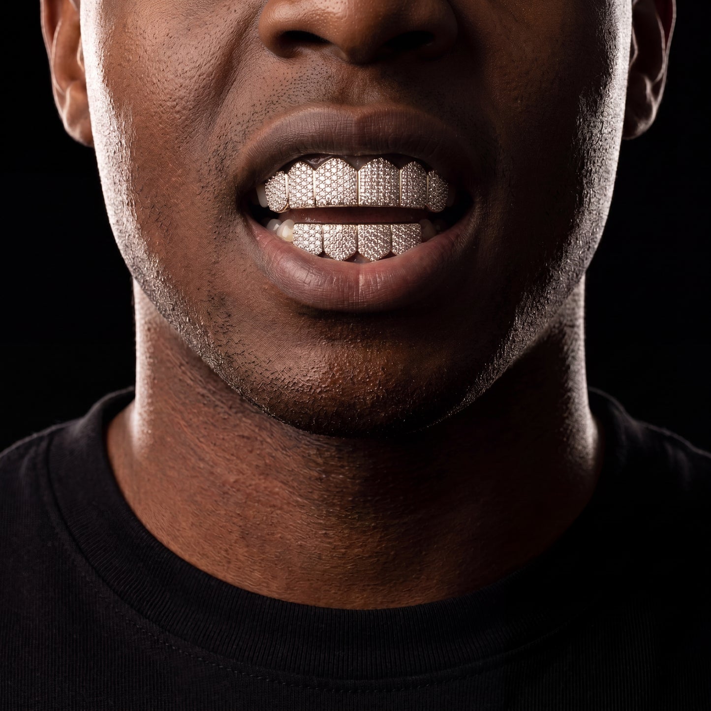 4 Front Tooth Sharp Grillz - Different Drips