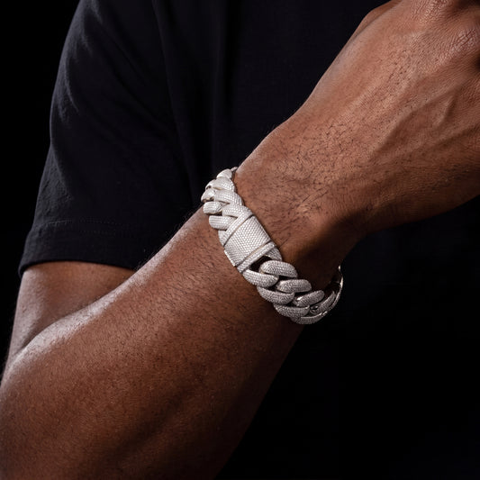20mm Miami Curb Link Cuban Bracelet - Different Drips