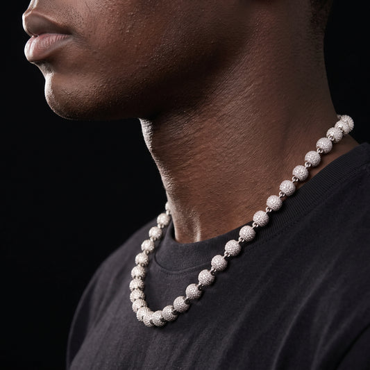 6mm Iced Out Ball Chain