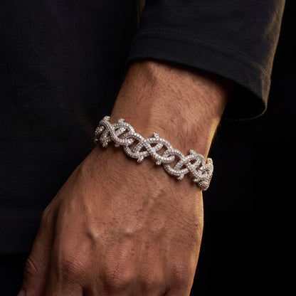 Iced Out Crown of Thorns Bracelet - Different Drips