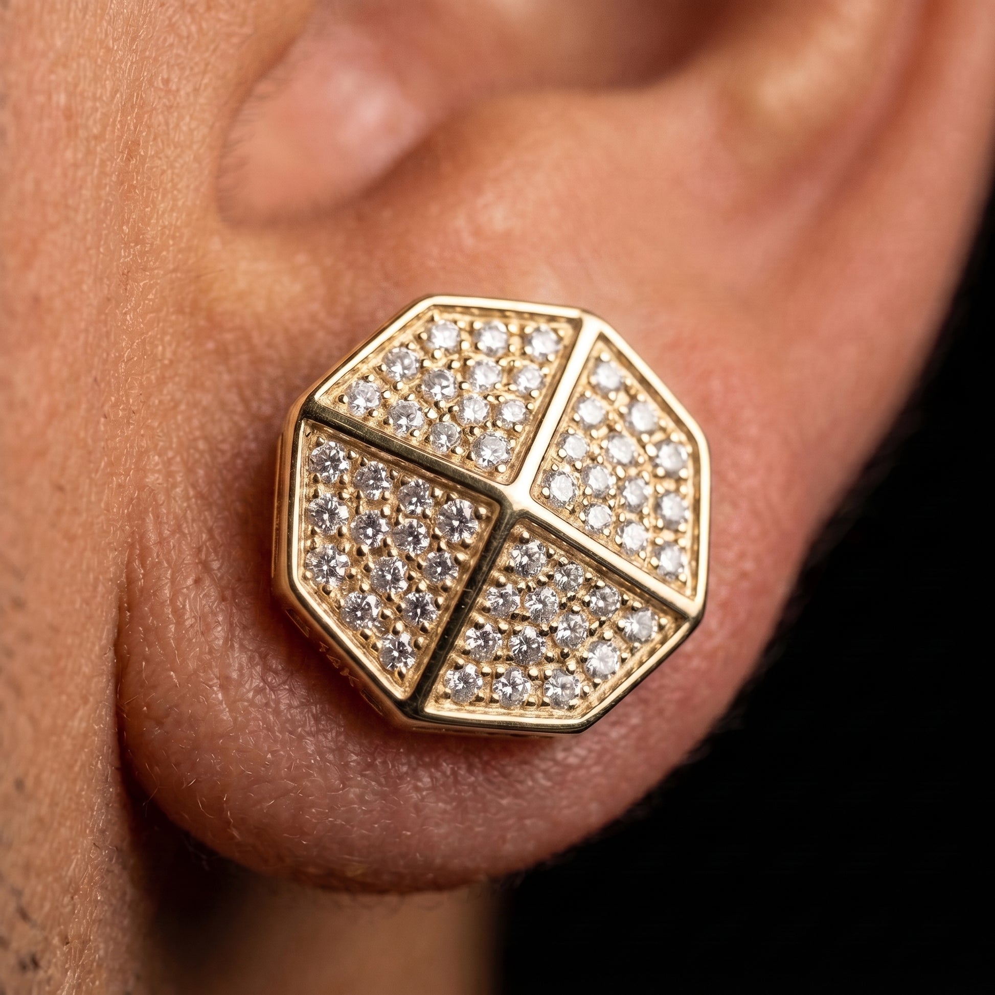 10mm Round Cut Umbrella Earrings - Different Drips