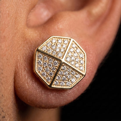 10mm Round Cut Umbrella Earrings - Different Drips