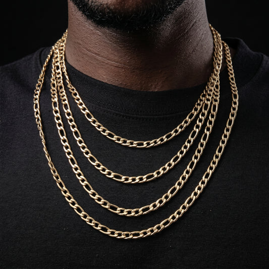 3-9mm Figaro Chain - Different Drips