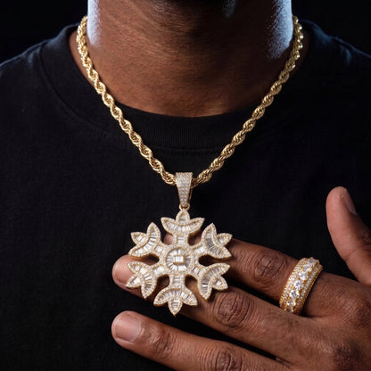Snow Flake Pendant - Different Drips