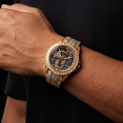 Baguette Mechanical Skeleton Watch - Different Drips