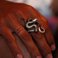 Thumbnail for Snake Skeleton Ring - Different Drips