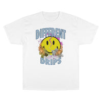 Thumbnail for Broken Smiley Champion T-Shirt - Different Drips