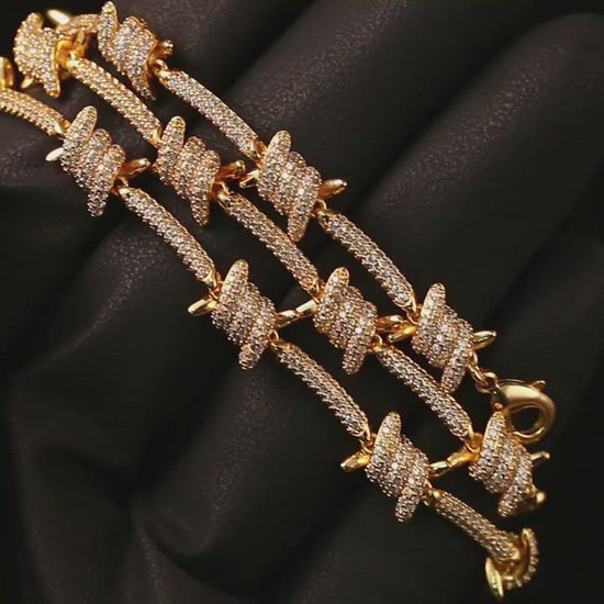8mm Barbed Wire Chain - Different Drips